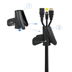 Nanocable 10.36.0001-BK pasacables Negro 2,5 cm - imagen 2