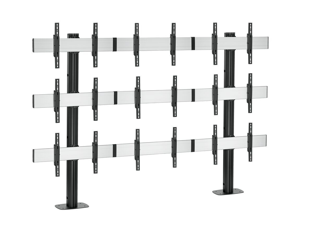 VOGELS GAMA PROFESIONAL BASES A SUELO PARA TUBOS CONNECT-IT FLOOR PUC27XX PFF 7060 FLOOR MOUNTING PLATE PLATA (PFF7060S) - imagen 2