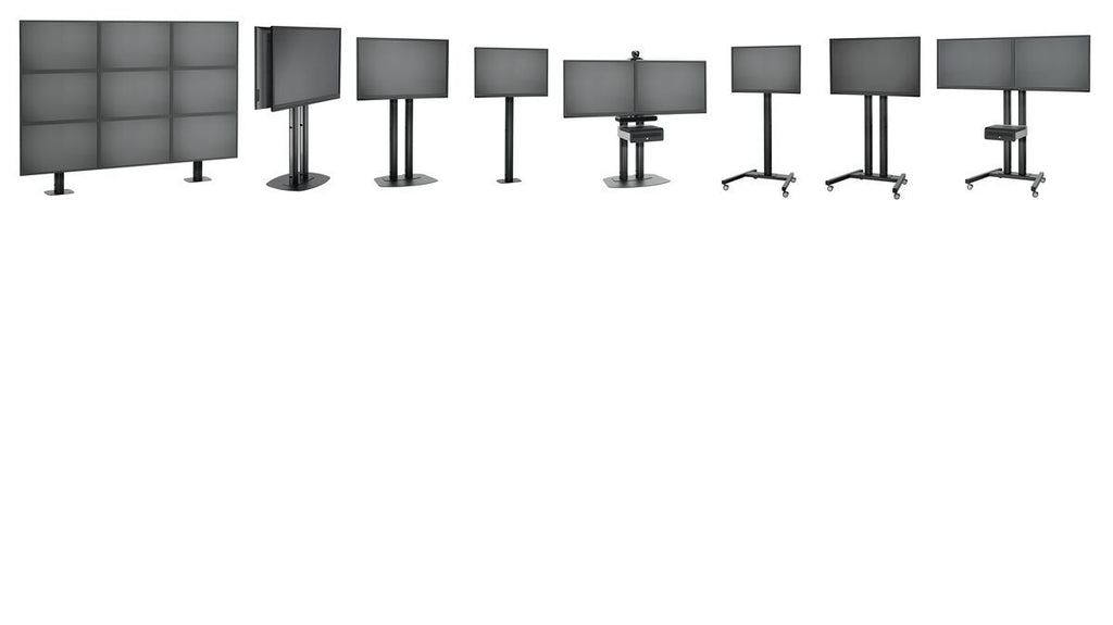 VOGELS GAMA PROFESIONAL BASES A SUELO PARA TUBOS CONNECT-IT FLOOR PUC27XX PFF 7040 FLOOR PLATE BACK TO BACK LARGE NEGRO (PFF7040) - imagen 2
