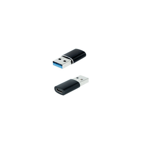 Nanocable Adaptador USB-A 3.1 a USB-C, USB-A/M-USB-C/H, Negro - imagen 1