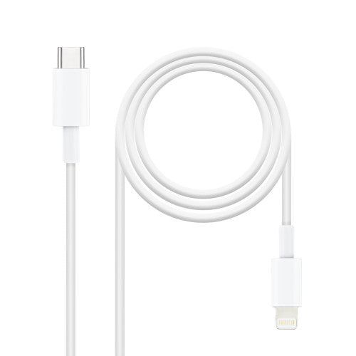 Nanocable Cable Lightning a USB-C, 50 cm - imagen 1