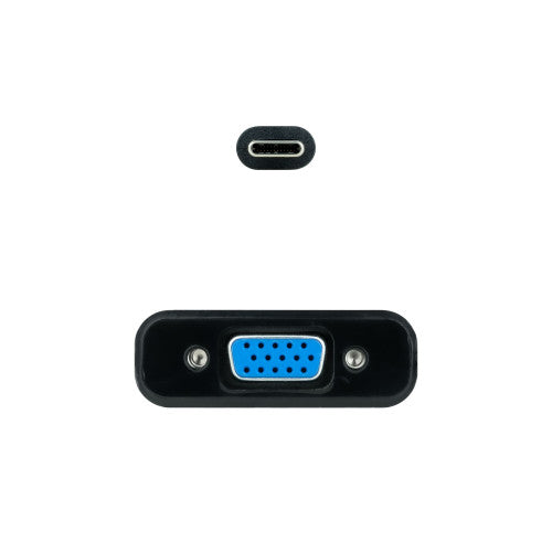 Nanocable Conversor USB-C a VGA, USB-C/M-VGA/H, Negro, 10 cm - imagen 3