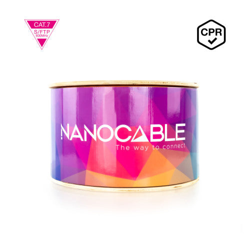 Nanocable Cable de Red CAT.7 LSZH SFTP PIMF AWG23, Naranja, 305m - imagen 2