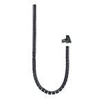 Nanocable Organizador de Cables Flexible 25 mm, Negro, 2 m - imagen 1