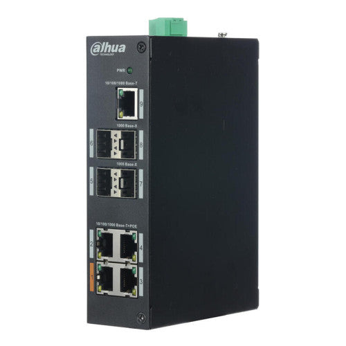 Imagen de Switch Industrial Dahua DH-PFS3409-4GT-V2 4 Puertos Gigabit