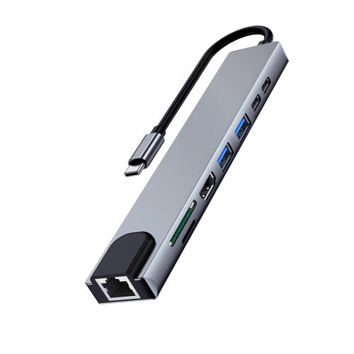 Ewent EW1146 base para portátil y replicador de puertos Alámbrico USB 3.2 Gen 1 (3.1 Gen 1) Type-C Gris - imagen 1