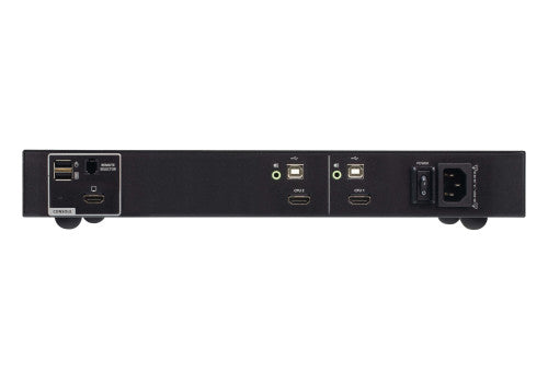 ATEN Switch KVM de seguridad avanzada HDMI USB de 2 puertos (compatible con PSD PP v4.0) - imagen 2