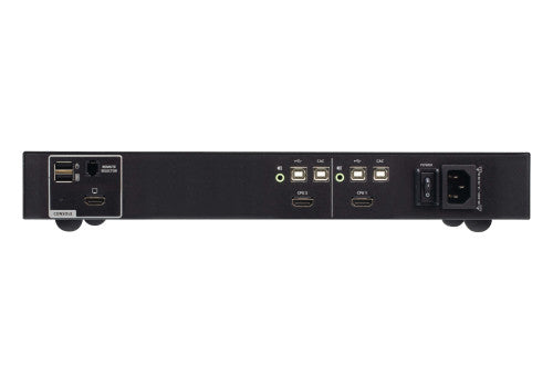 ATEN Switch KVM de seguridad avanzada HDMI USB de 2 puertos con CAC (compatible con PSD PP v4.0) - imagen 2