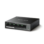 Mercusys MS105GP switch Gigabit Ethernet (10/100/1000) Energía sobre Ethernet (PoE) Negro - imagen 2