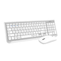 SUBBLIM Teclado con Ratón Bluetooth + 2.4G Combo Dual Prestige Extendido Plata/Blanco - imagen 1