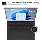 LG PORTATIL  (17Z90R-E.AD75B) 17"/CORE I7-1360P/32 GB RAM/512 GB SSD/W11 - imagen 2