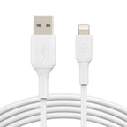 Belkin CAA001BT3MWH cable de conector Lightning 3 m Blanco - imagen 1