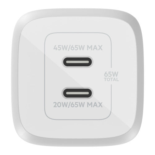 Belkin WCH013vfWH Portátil, Smartphone, Tableta Blanco Corriente alterna Carga rápida Interior - imagen 3