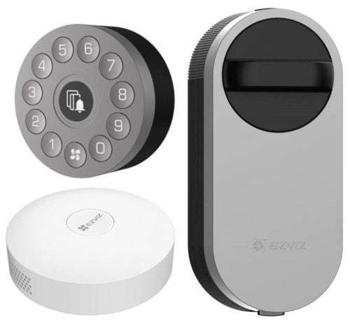 Imagen de Ezviz Cerradura Inteligente CS-DL01S/DL01CP/A3 DIY, Teclado, Conexión Zigbee