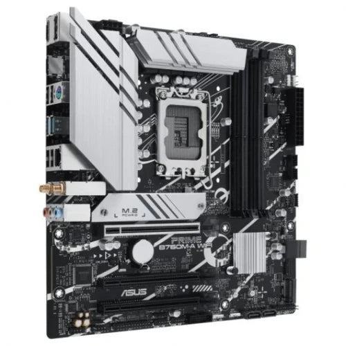 Asus PLACA ASUS PRIME B760M-A WIFI,INTEL,1700,B760,4DDR5,128GB,2HDMI+DP,4SATA+2M.2,2USB 3.2+USB-C,2.5GB+WIFI6E+BT5.2,MATX - imagen 3
