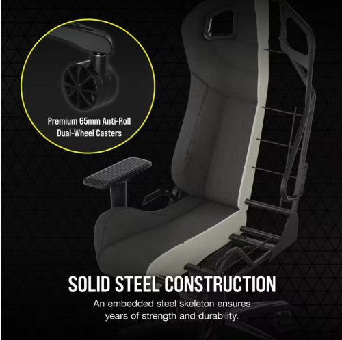 Corsair SILLA CORSAIR GAMING T3 RUSH (2023) CARBON CF-9010057-WW - imagen 2