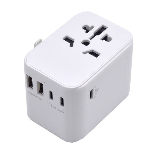 Ewent EW1470 adaptador de enchufe eléctrico Universal Blanco - imagen 1