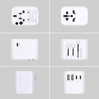 Ewent EW1470 adaptador de enchufe eléctrico Universal Blanco - imagen 2