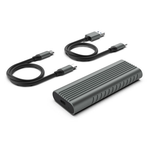 Ewent EW7025 caja para disco duro externo Caja externa para unidad de estado sólido (SSD) Gris M.2 - imagen 1