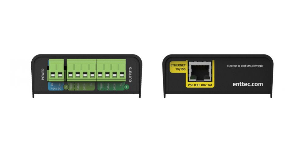 CRESTRON ENTTEC DIN-ODE POE MK2 – ETHERNET TO DMX CONVERTER (DIN-SACN-DMX) 6508214 - imagen 2