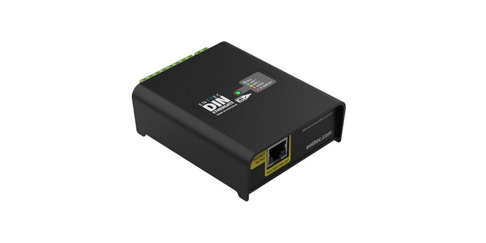 CRESTRON ENTTEC DIN-ODE POE MK2 – ETHERNET TO DMX CONVERTER (DIN-SACN-DMX) 6508214 - imagen 3