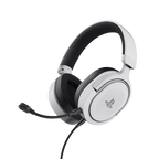 Trust GXT 498 Forta Auriculares Alámbrico Diadema Juego Negro, Blanco - imagen 1