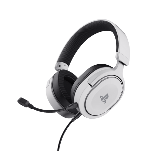 Trust GXT 498 Forta Auriculares Alámbrico Diadema Juego Negro, Blanco - imagen 1