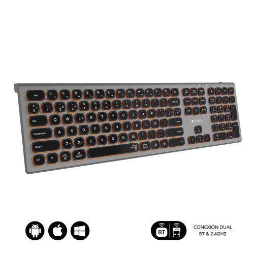 SUBBLIM Teclado Bluetooth/2.4G Master iluminado Ext G/N - imagen 2