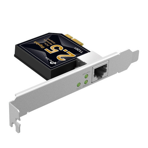 TP-Link Adaptador de Red PCIe TX201 2.5 Gbps Soporte 100/1000 Mbps RJ45 - imagen 2