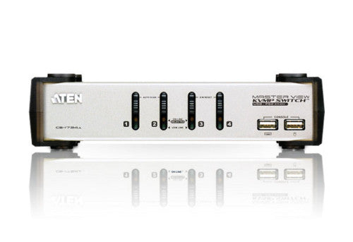 ATEN CS1734AC-AT interruptor KVM Negro, Plata - imagen 3