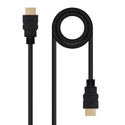 Nanocable Cable HDMI V2.0 4K@60Hz 18Gbps A/M-A/M, 7.0 m, Negro - imagen 1