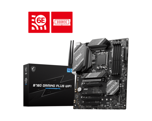 MSI B760 GAMING PLUS WIFI Intel B760 LGA 1700 ATX - imagen 1