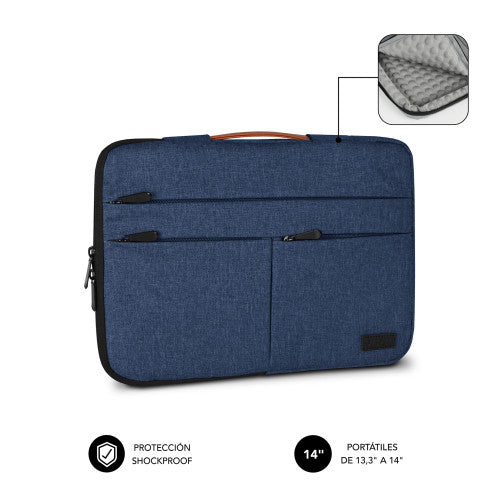 SUBBLIM Funda Air Padding 360 Sleeve 13,3-14" Blue - imagen 2
