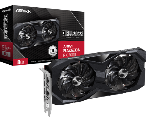 Asrock Challenger 90-GA41ZZ-00UANF tarjeta gráfica AMD Radeon RX 7600 8 GB GDDR6 - imagen 1