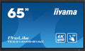 iiyama TE6514MIS-B1AG pantalla de señalización Panel plano interactivo 165,1 cm (65") LCD Wifi 435 cd / m² 4K Ultra HD Negro Pantalla táctil Procesador incorporado Android 24/7 - imagen 1