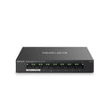 Mercusys MS108GP switch Gestionado Gigabit Ethernet (10/100/1000) Energía sobre Ethernet (PoE) Negro - imagen 1