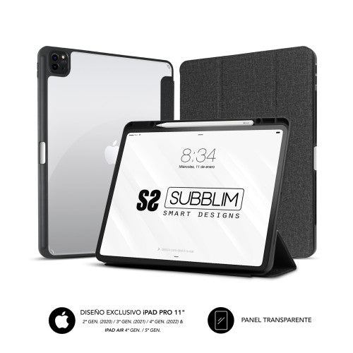 SUBBLIM Funda Tablet Clear Shock Case Ipad Pro 11" 2022/2021/2020 - imagen 2