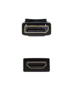 NANOCABLE CABLE CONVERSOR DP A HDMI, DP/M-HDMI/M NEGRO 10 M - imagen 2