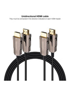 NANOCABLE CABLE HDMI V2.0 AOC 4K@60HZ 18Gbps NEGRO 60 M - imagen 2