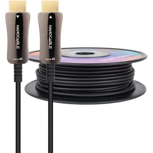 NANOCABLE CABLE HDMI V2.1 AOC 8K@60HZ 4K@120HZ 48Gbps 30 M - imagen 1
