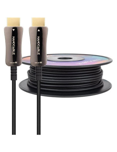 NANOCABLE CABLE HDMI V2.1 AOC 8K@60HZ 4K@120HZ 48Gbps 50 M - imagen 1