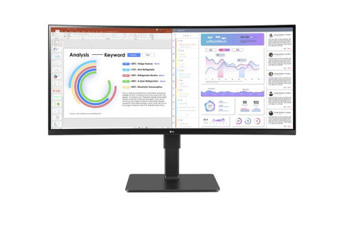 LG 34BQ77QC-B pantalla para PC 86,4 cm (34") 3440 x 1440 Pixeles UltraWide Dual Quad HD LCD Negro - imagen 2