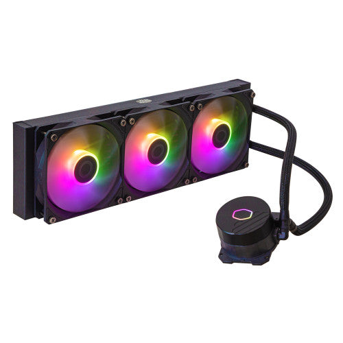 Cooler Master MasterLiquid 360L Core ARGB Carcasa del ordenador, Procesador Kit de refrigeración líquida 12 cm Negro - imagen 1