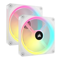 Corsair CO-9051008-WW sistema de refrigeración para ordenador Carcasa del ordenador Ventilador 14 cm Blanco 2 pieza(s) - imagen 1