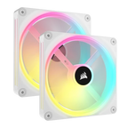 Corsair CO-9051008-WW sistema de refrigeración para ordenador Carcasa del ordenador Ventilador 14 cm Blanco 2 pieza(s) - imagen 1