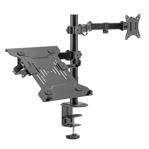 EWENT SOPORTE DE MONITOR HASTA 34” CARGA MÁXIMA 9KG. CON SOPORTE PARA PORTÁTIL - imagen 2