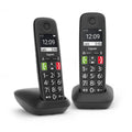 Gigaset E290 Duo Teléfono DECT/analógico Identificador de llamadas Negro - imagen 1