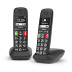 Gigaset E290 Duo Teléfono DECT/analógico Identificador de llamadas Negro - imagen 2