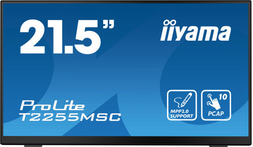 Iiyama MONITOT IIYAMA 22" TACTIL CAPACITIVO, T2255MSC-B1, IPS, 60HZ, 5 MS, HDMI, USB, DISPLAYPORT, ALT, VESA 100 x 100 - imagen 1