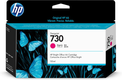 HP Cartucho de tinta DesignJet 730 magenta de 130 ml - imagen 2